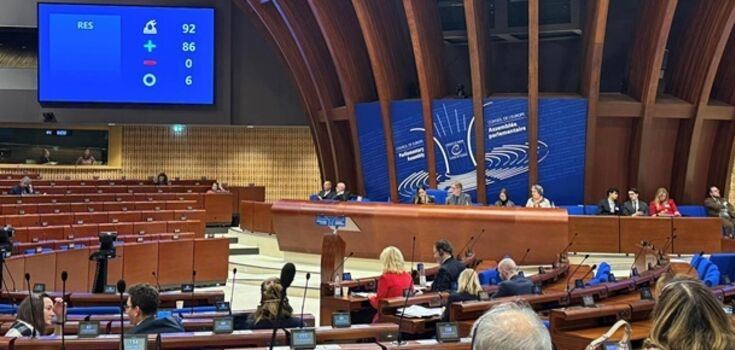 Following the Ukrainian delegation’s protest, PACE agreed to adopt an amendment regarding Putin but excluded the word "terrorist"