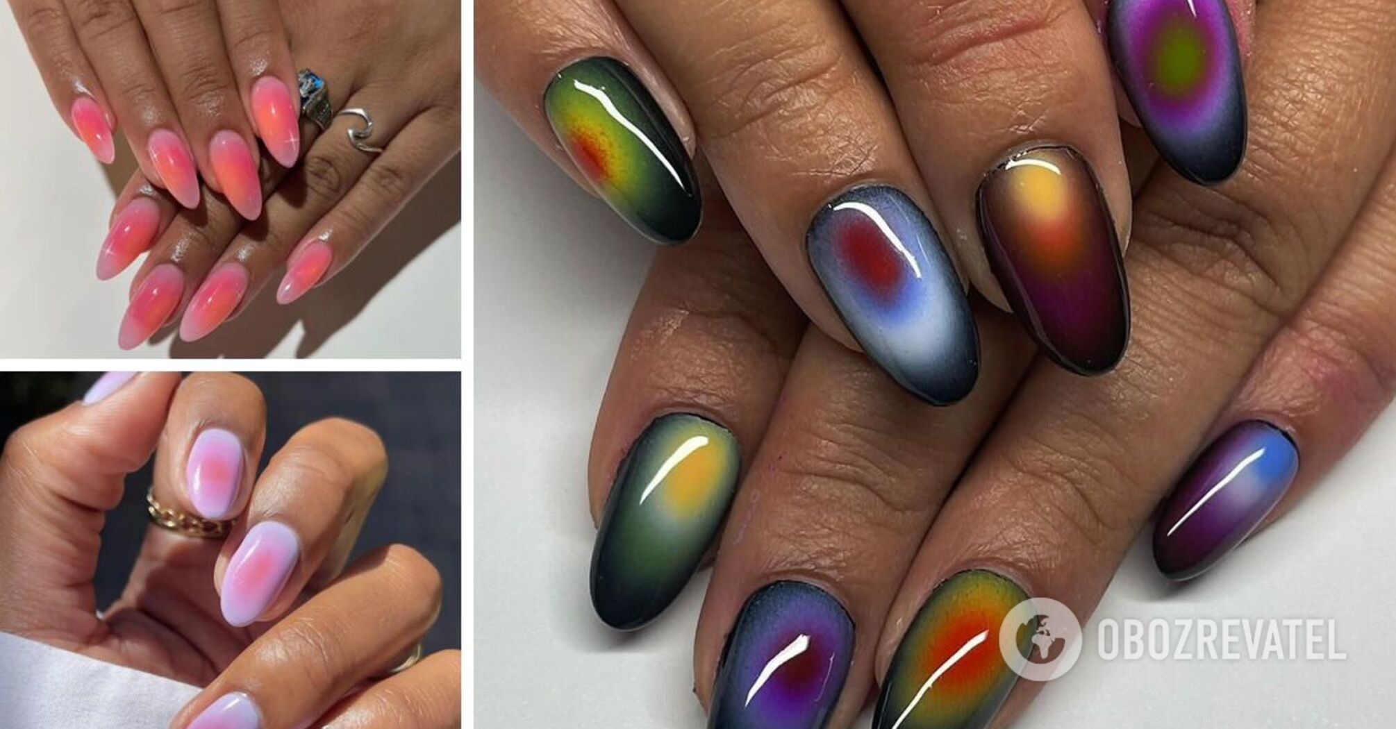"Aura" manicure, popular among the stars, is back in trends: what does it look like