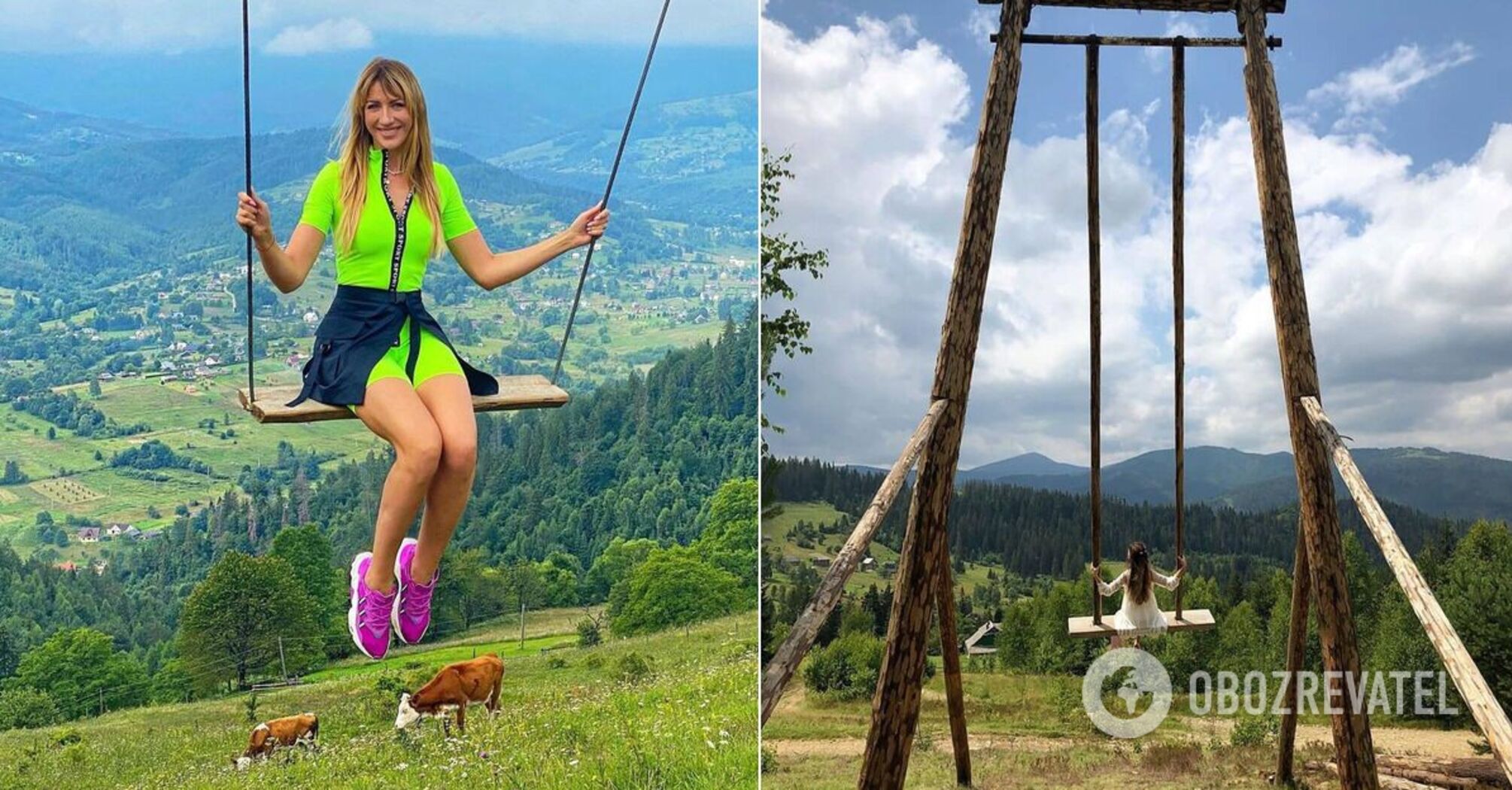 Three giant swings in the Carpathians you should definitely try