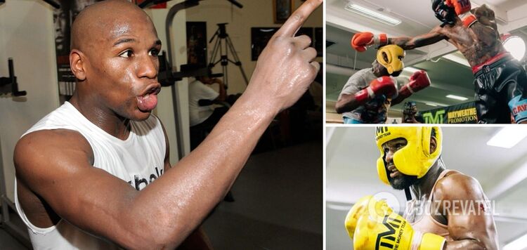 Legendarny Mayweather w 30 sekund znokautował zawodnika wagi ciężkiej, który "za dużo gadał"