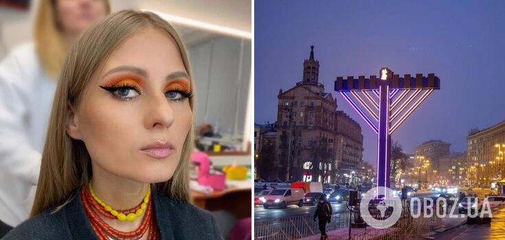 The Israeli Embassy responded to anti-Semitic statements by Katya Chilly, who was outraged by Hanukkah in the center of Kyiv