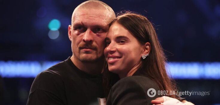 "Katya doesn't get hit in the head every year." A joint photo of Usyk and his wife went viral on social media