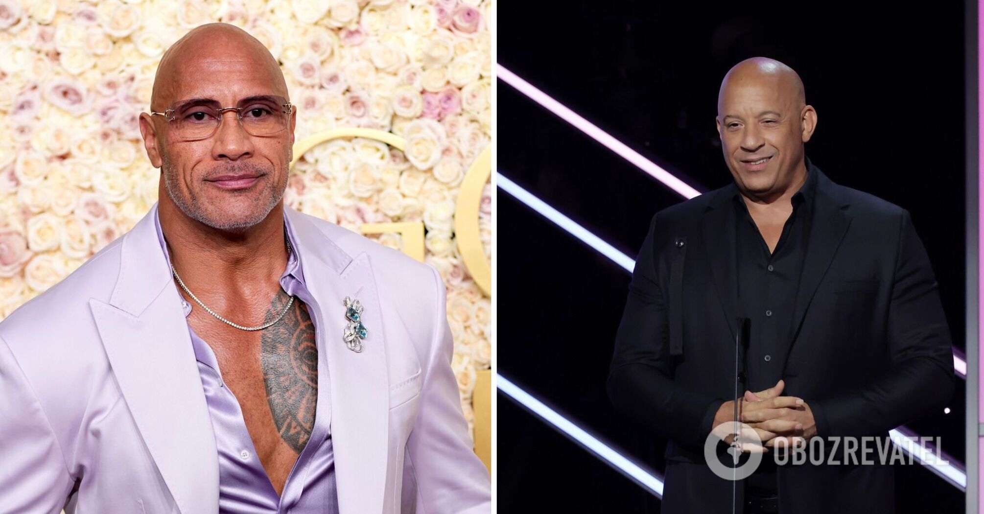 There was an awkward moment between Vin Diesel and Dwayne Johnson at the Golden Globes: why the actors have been at odds for 9 years