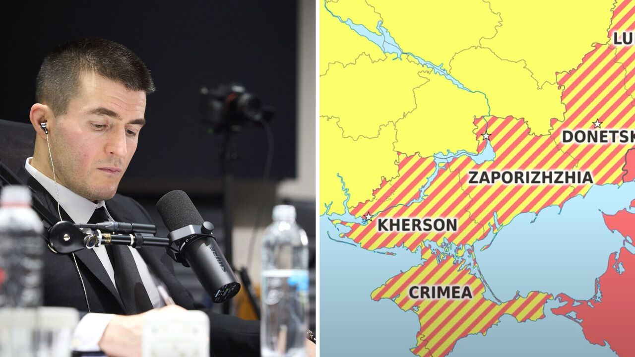 Fridman used a strange map of Ukraine during an interview with Zelenskyy: what's the problem