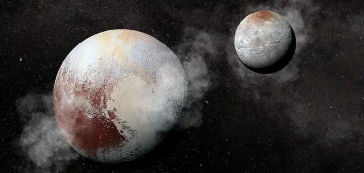 A 10-hour icy "kiss": new study reveals how Pluto really got its largest satellite