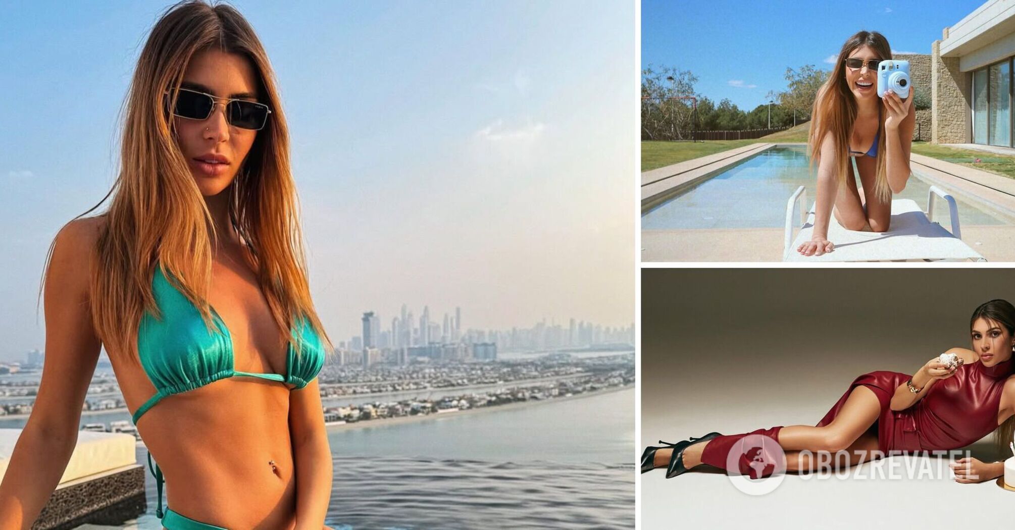 The wife of the famous football player of the Ukrainian national team impressed with a seductive swimsuit at a tropical resort. Photo