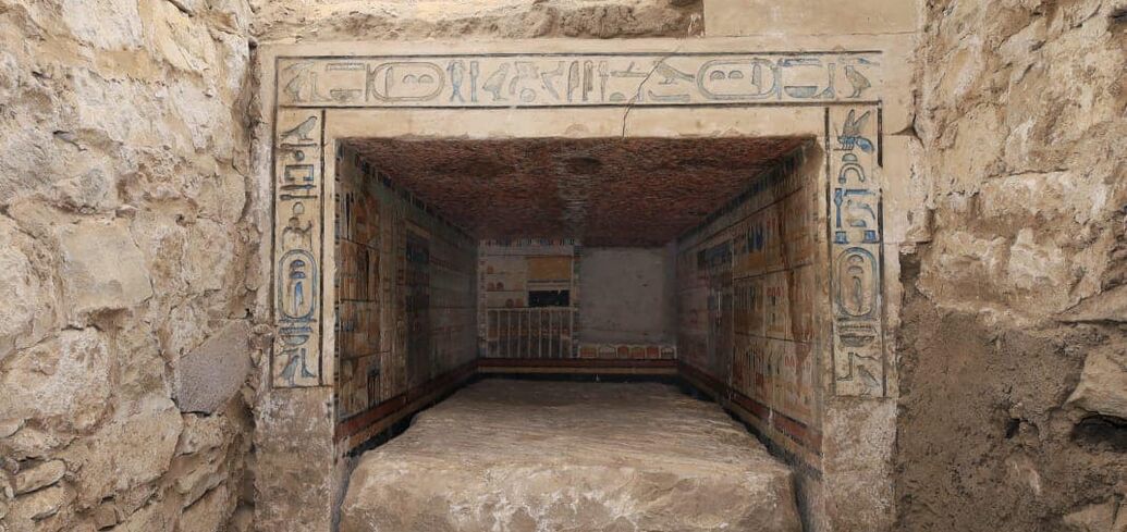 A magnificent tomb of the Pharaoh's doctor was discovered in Egypt. Photo