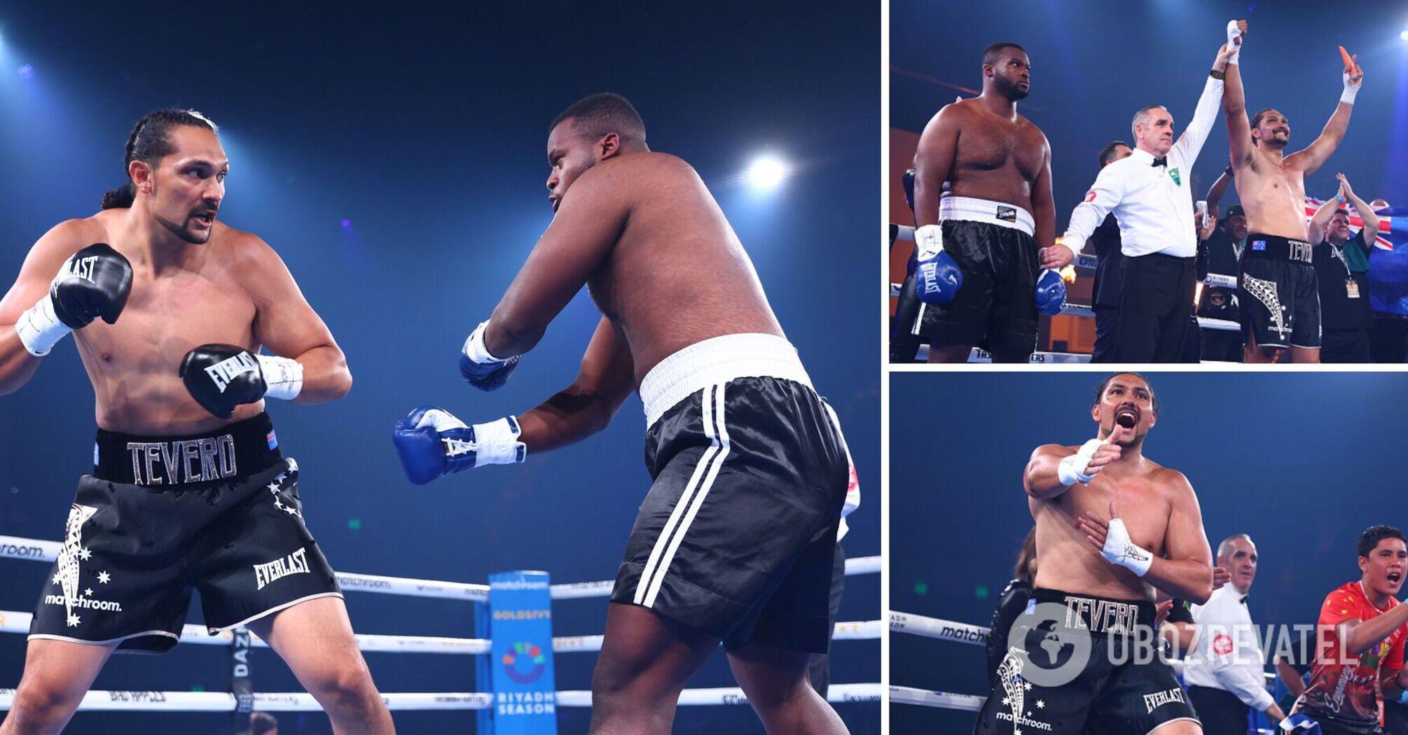 The undefeated heavyweight won the fight by brutal knockout in 57 seconds. Video