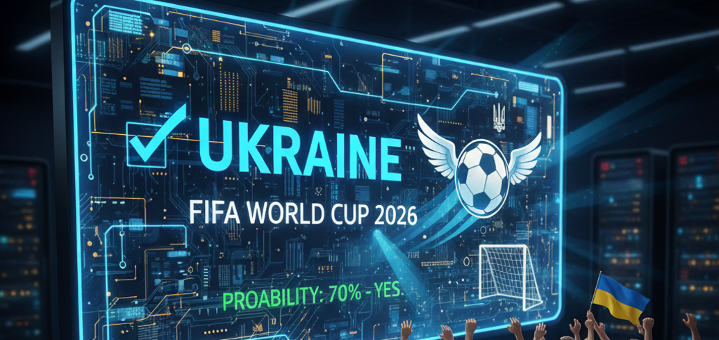 Суперкомп'ютер відповів, чи вийде Україна на ЧС-2026 з футболу
