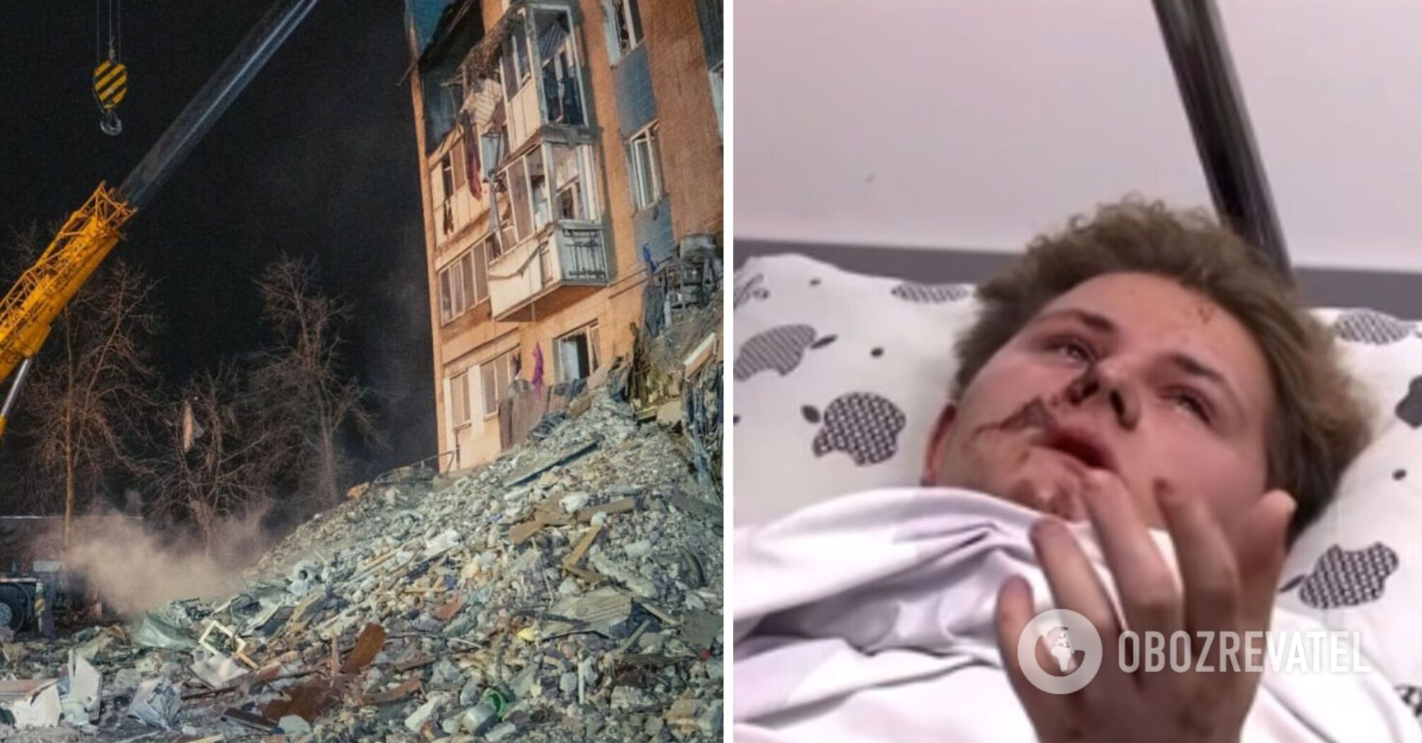 "У меня не было паники": 20-летний парень, которого спасли из-под завалов многоэтажки в Тернополе, рассказал о пережитом. Видео