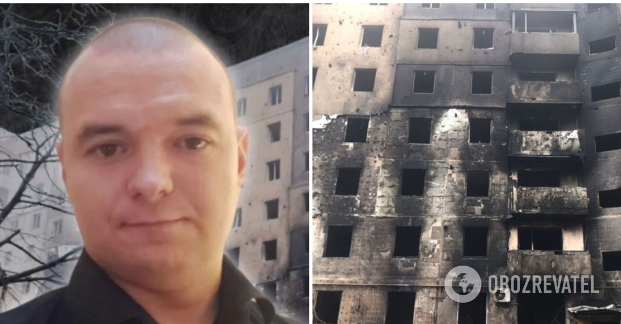 Облив себе водою і поліз у вогонь: журналісти розшукали тернополянина, який рятував людей зі зруйнованого російською ракетою будинку. Фото