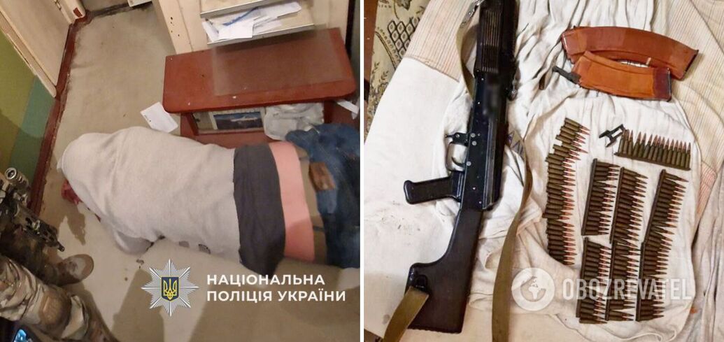 Мужчина устроил стрельбу из автомата на улицах Чернигова: его задержала полиция. Фото