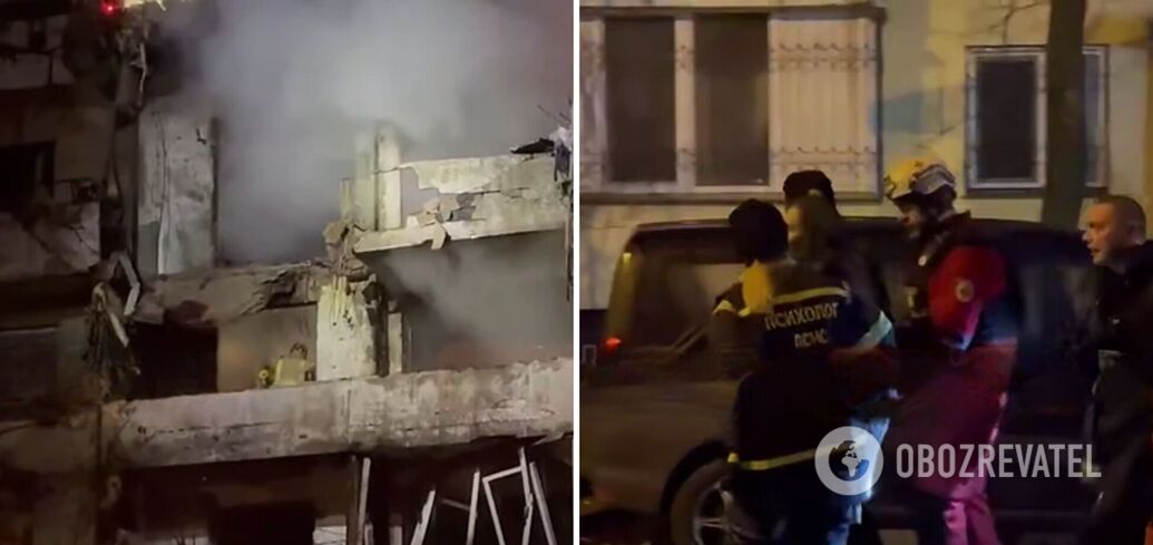 "Было страшно, сгорело все": жители многоэтажки в Киеве рассказали о последствиях российской атаки. Видео