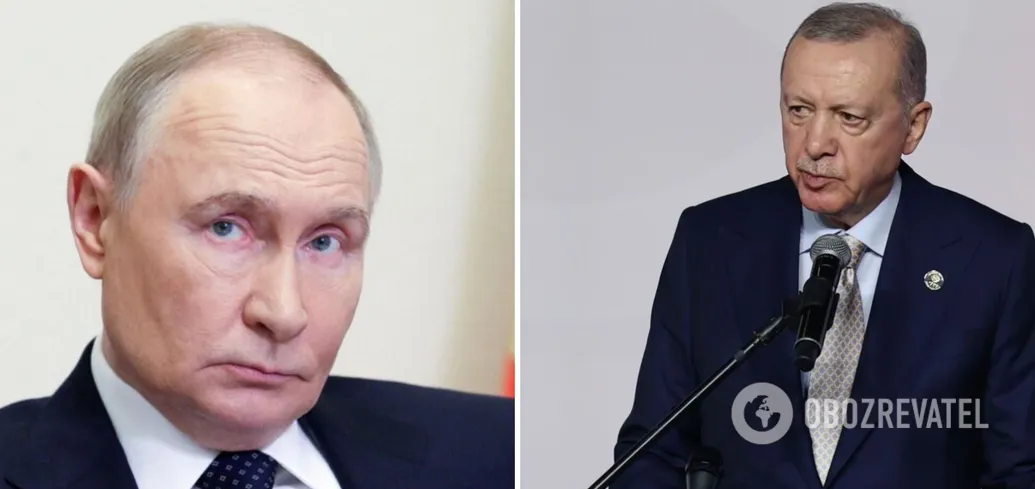 Путін обговорив завершення війни в Україні з Ердоганом: що відомо