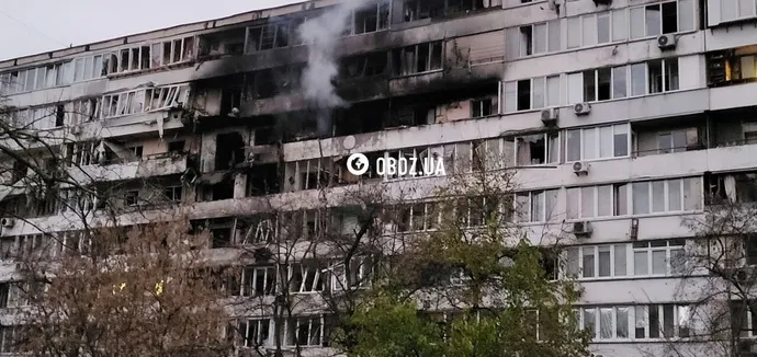 Россия устроила комбинированную атаку на Киев: есть жертвы и раненые, под завалами могут быть люди. Фото и видео