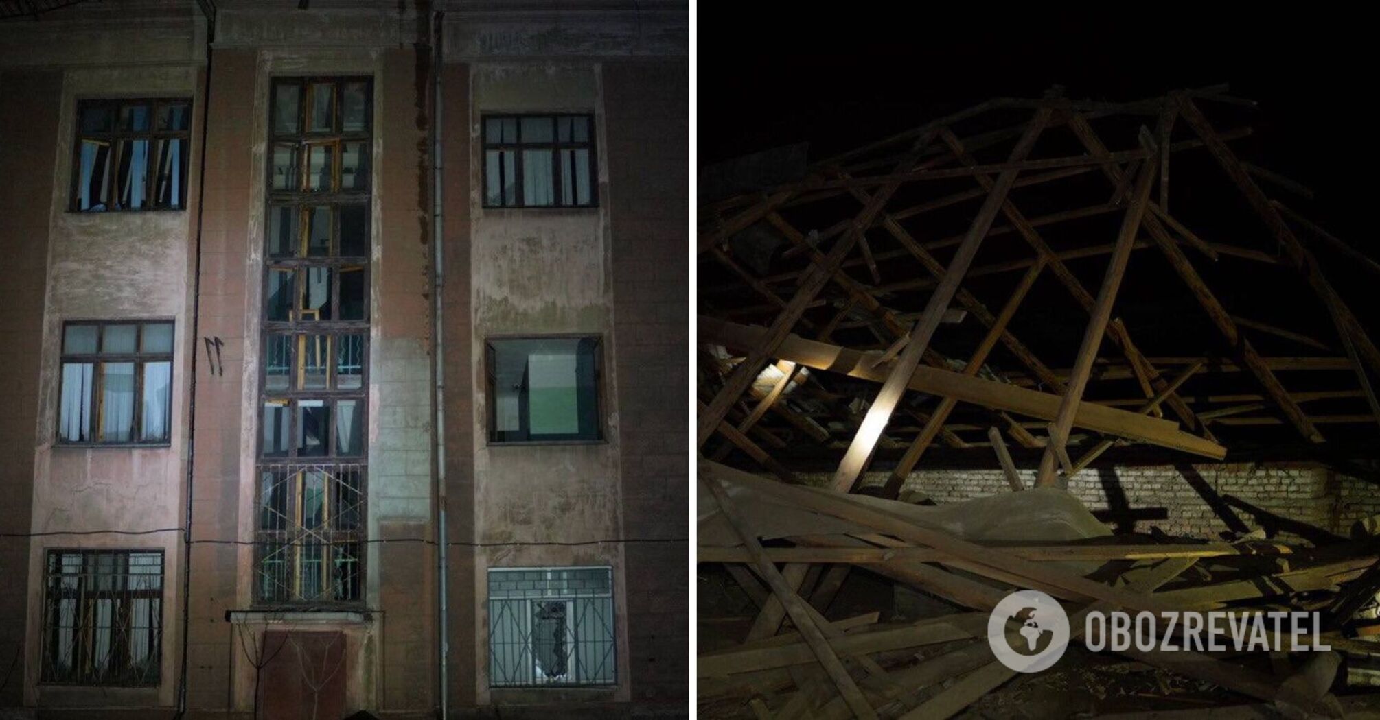 Russian troops massively attacked Zaporizhzhia with Shaheds: residential buildings and an educational institution were damaged. Photos and videos