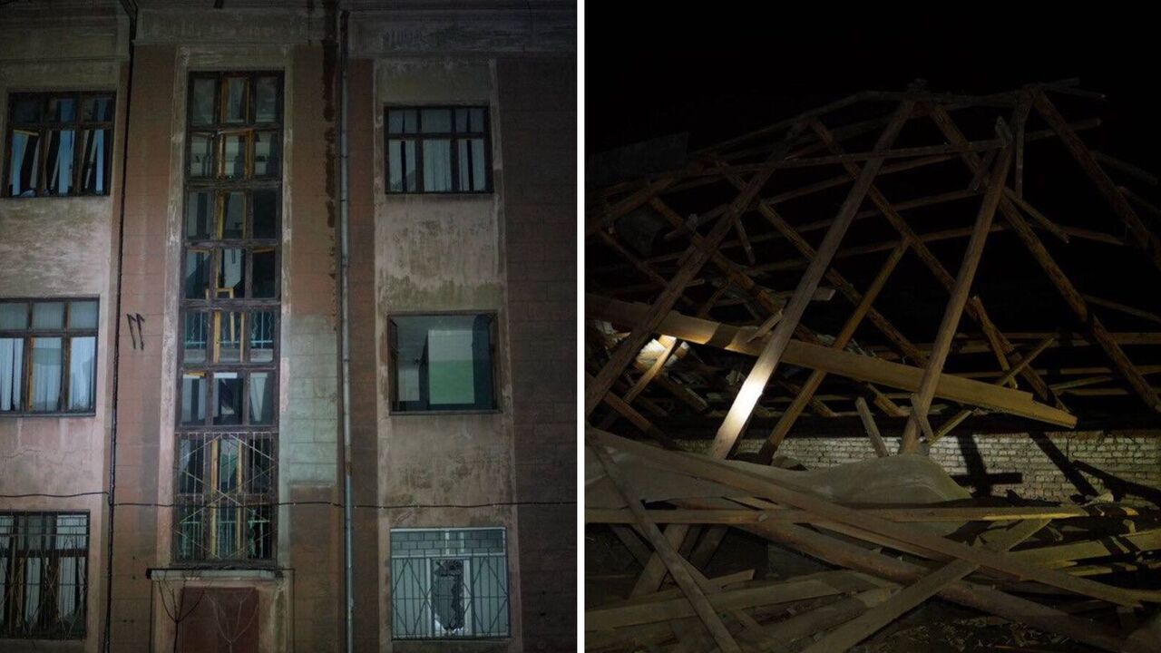Russian troops massively attacked Zaporizhzhia with Shaheds: residential buildings and an educational institution were damaged. Photos and videos