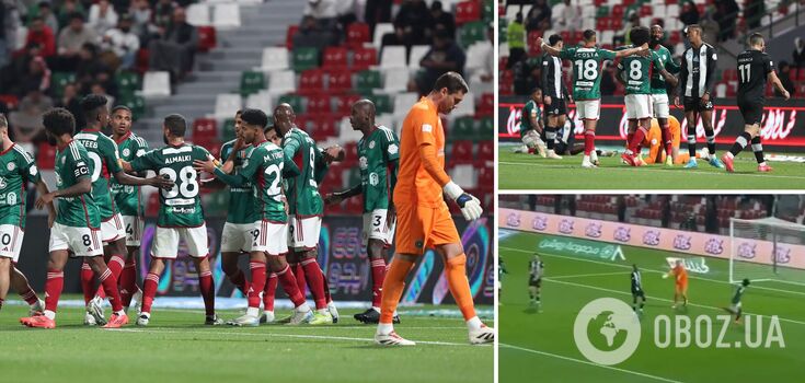 Ukrainian goalkeeper flies off the handle after losing first match for new club. Video