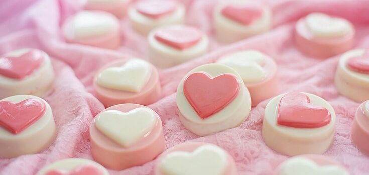 Delicious and beautiful dessert for Valentine's Day: an idea for a festive tea party