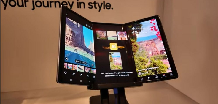 Samsung will release a smartphone with a triple screen: details are known
