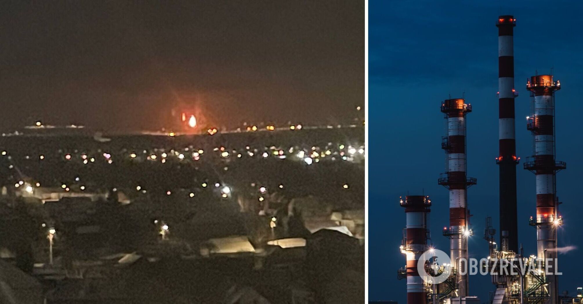 Saratov Oil Refinery, one of Russia's key fuels infrastructure facilities, catches fire after drone attack. Photo and video