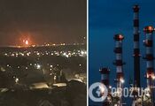 Saratov Oil Refinery, one of Russia's key fuels infrastructure facilities, catches fire after drone attack. Photo and video