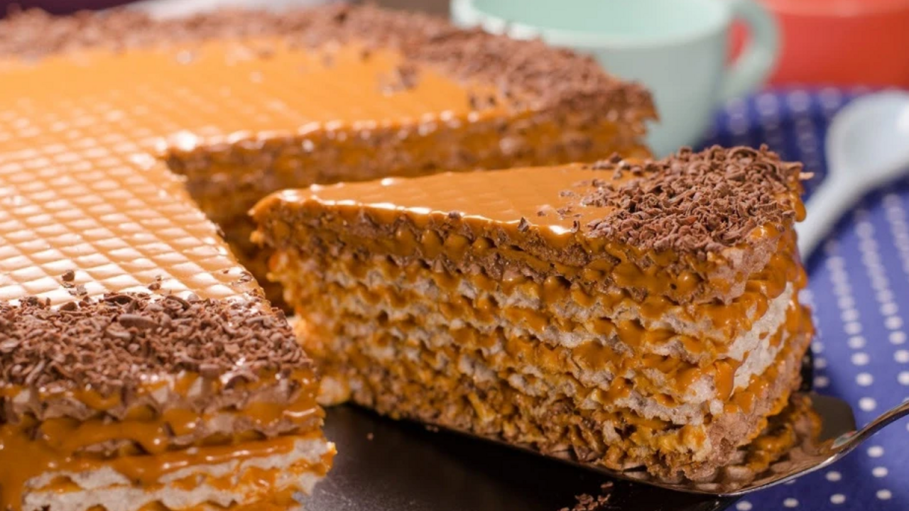 Wafer cake that melts in your mouth: the secret is in the cream