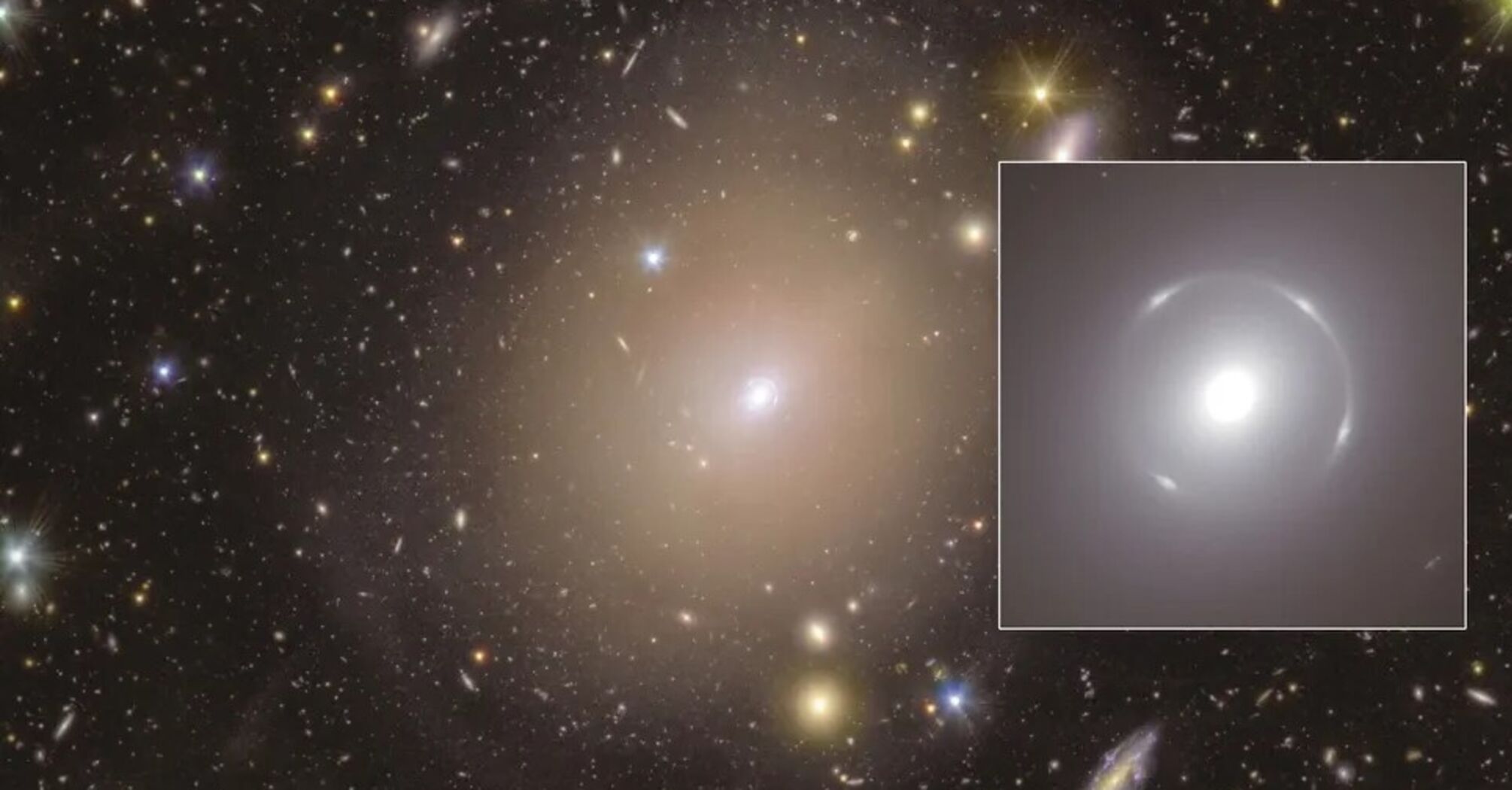 Extremely rare "Einstein ring" spotted near Earth