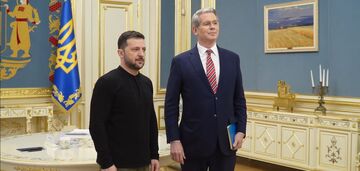 Sekretarz Skarbu USA spotyka się z Zełenskim w Kijowie i przekazuje pierwszy projekt umowy partnerskiej: co wiadomo?