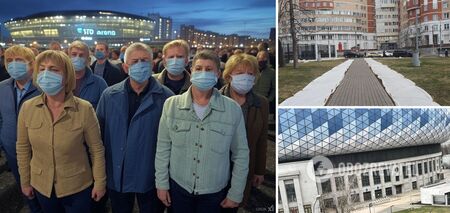 "It stinks so bad that a mask doesn't help". Muscovites suffocate from the sh*t from the central stadium of the Russian capital