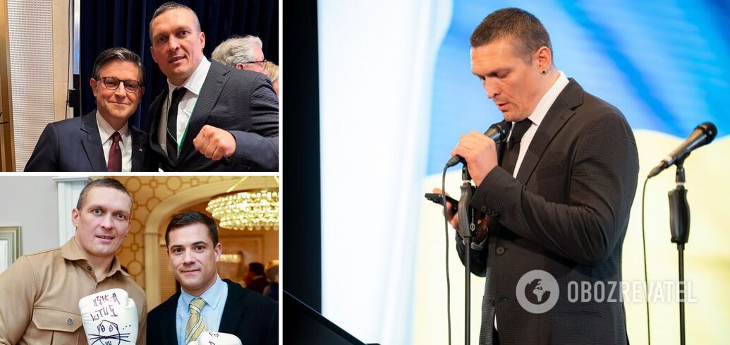 After meetings in Washington, Usyk made a statement about "giving peace to our people"