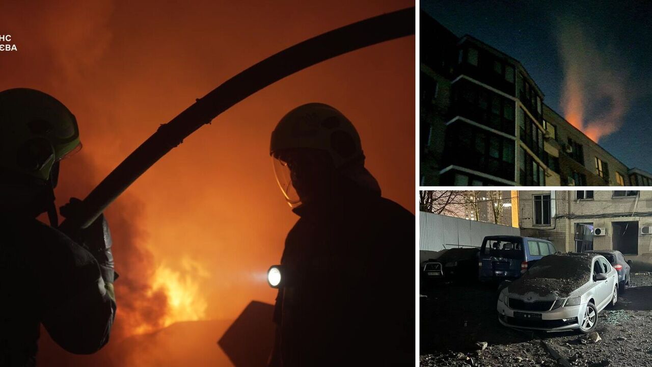 The enemy attacked with ballistic missiles: powerful explosions occurred in Kyiv, fires broke out, and there are dead and injured. Photos