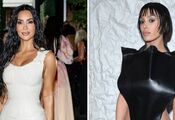 Figura Kim Kardashian nie jest już w modzie: Naga żona Kanye Westa na czerwonym dywanie zapoczątkowała nowy trend na naturalność. Porównanie zdjęć