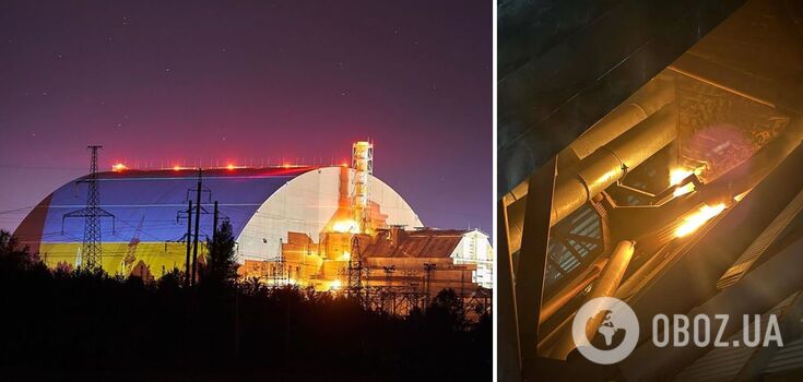 Russia targets fourth power unit of Chernobyl NPP with a drone overnight, causing a fire and "significant damage" to its shelter. Video