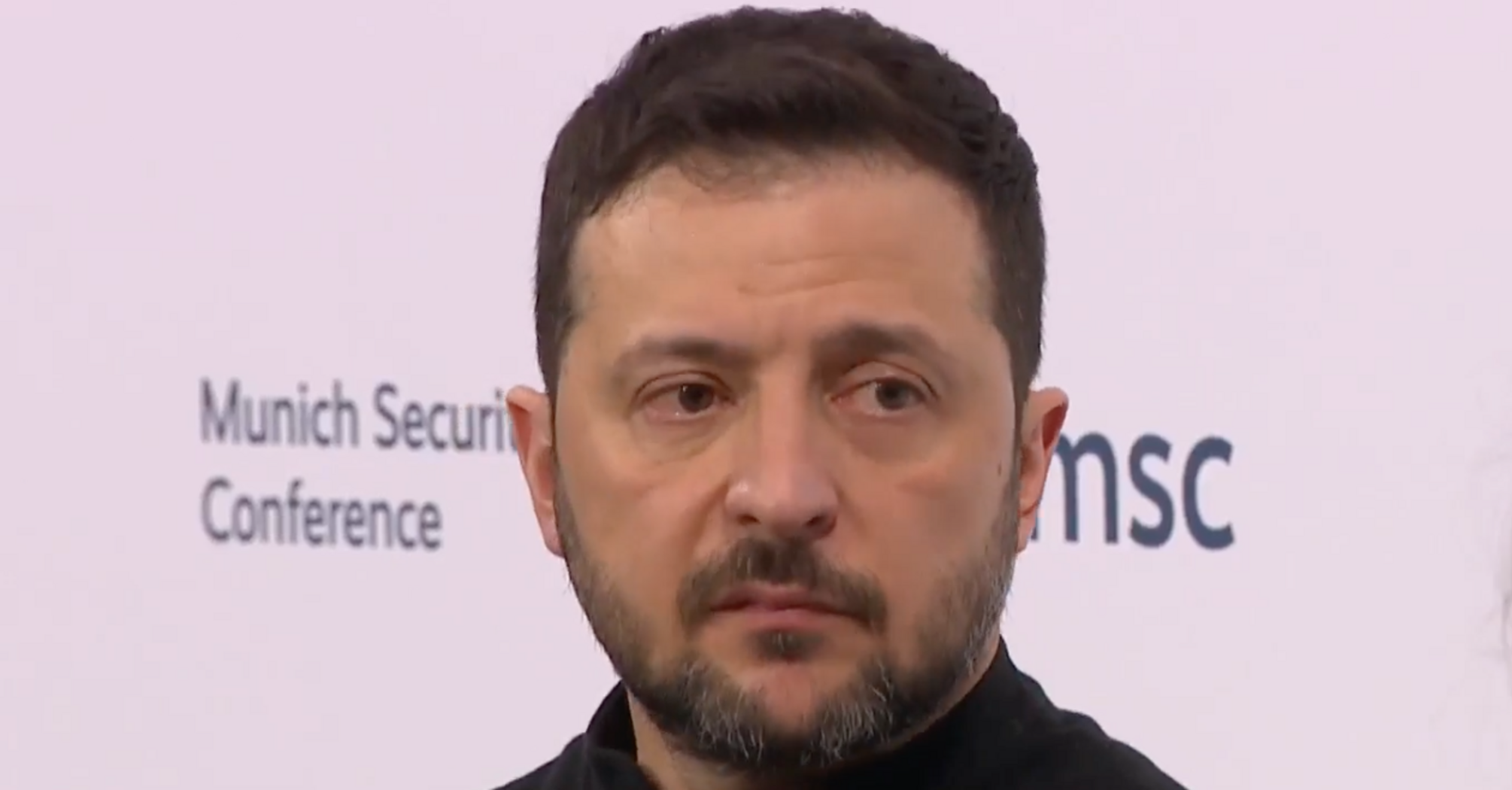 Wołodymyr Zełenski na Monachijskiej Konferencji Bezpieczeństwa