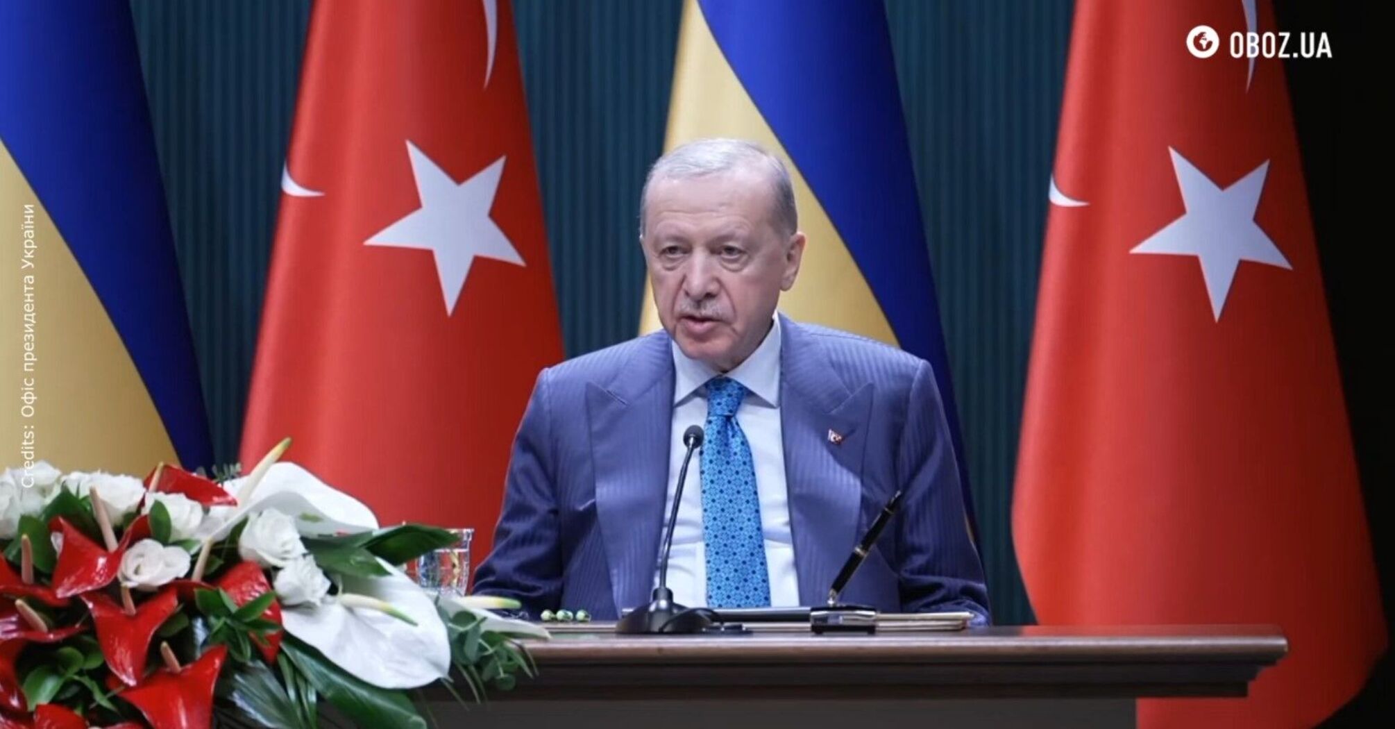 Erdogan: Turkey supports sovereignty and territorial integrity of Ukraine