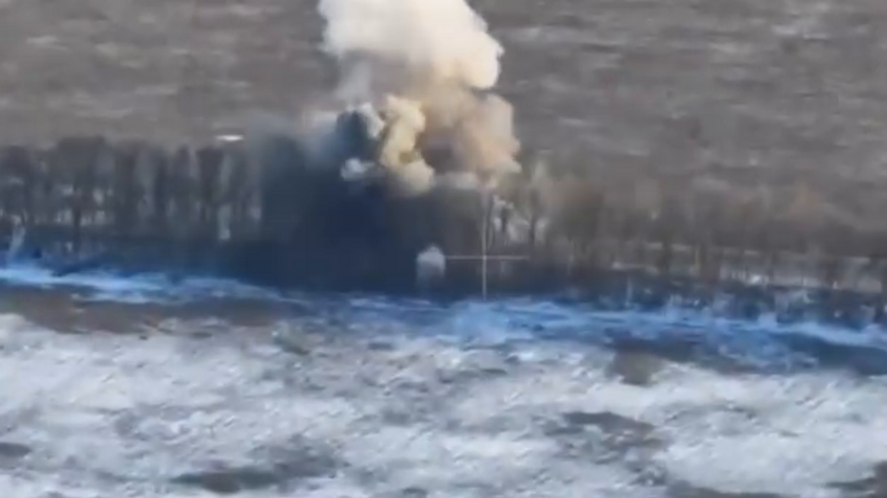 The enemy's location was destroyed and more: the General Staff showed a precision strike of the Armed Forces of Ukraine on the occupiers in Zaporizhzhia. Video