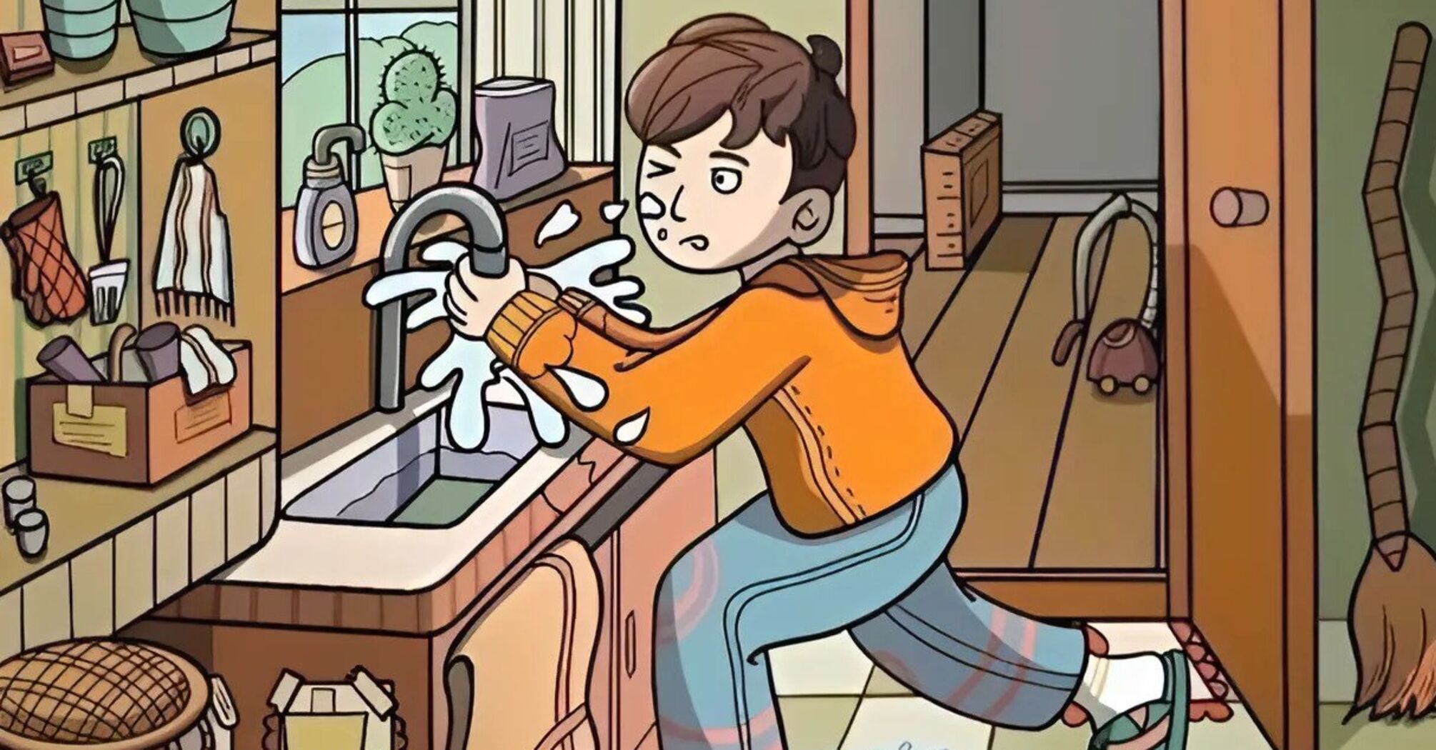 Find the comb in the picture: a puzzle for smart guys and gals