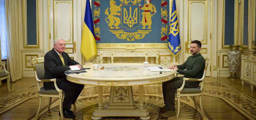 Zelenskyy's meeting with Kellogg on January 20