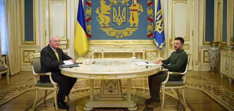 Spotkanie Zełenskiego z Kelloggiem 20 stycznia