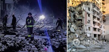 Rosyjskie samoloty zaatakowały Chersoń: bomba trafiła w 9-piętrowy budynek, wśród ofiar są dzieci. Zdjęcia i wideo