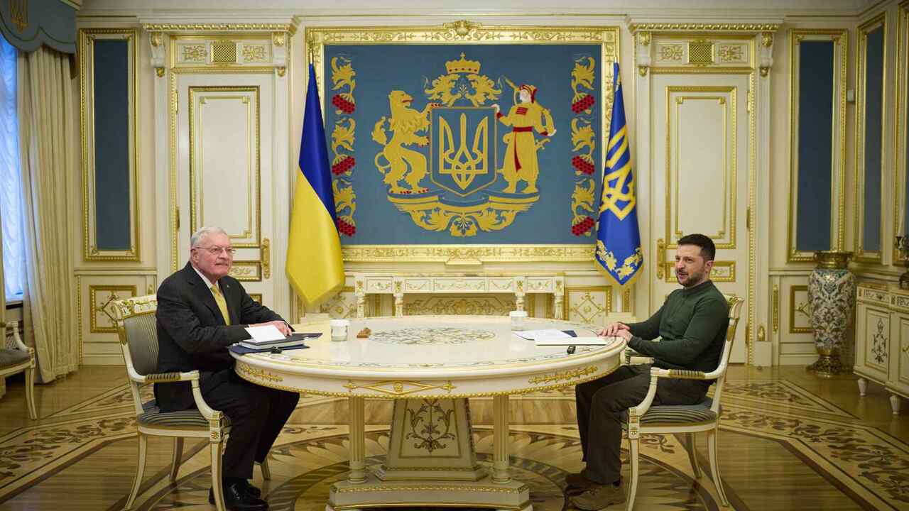 Zelenskyy's meeting with Kellogg on January 20