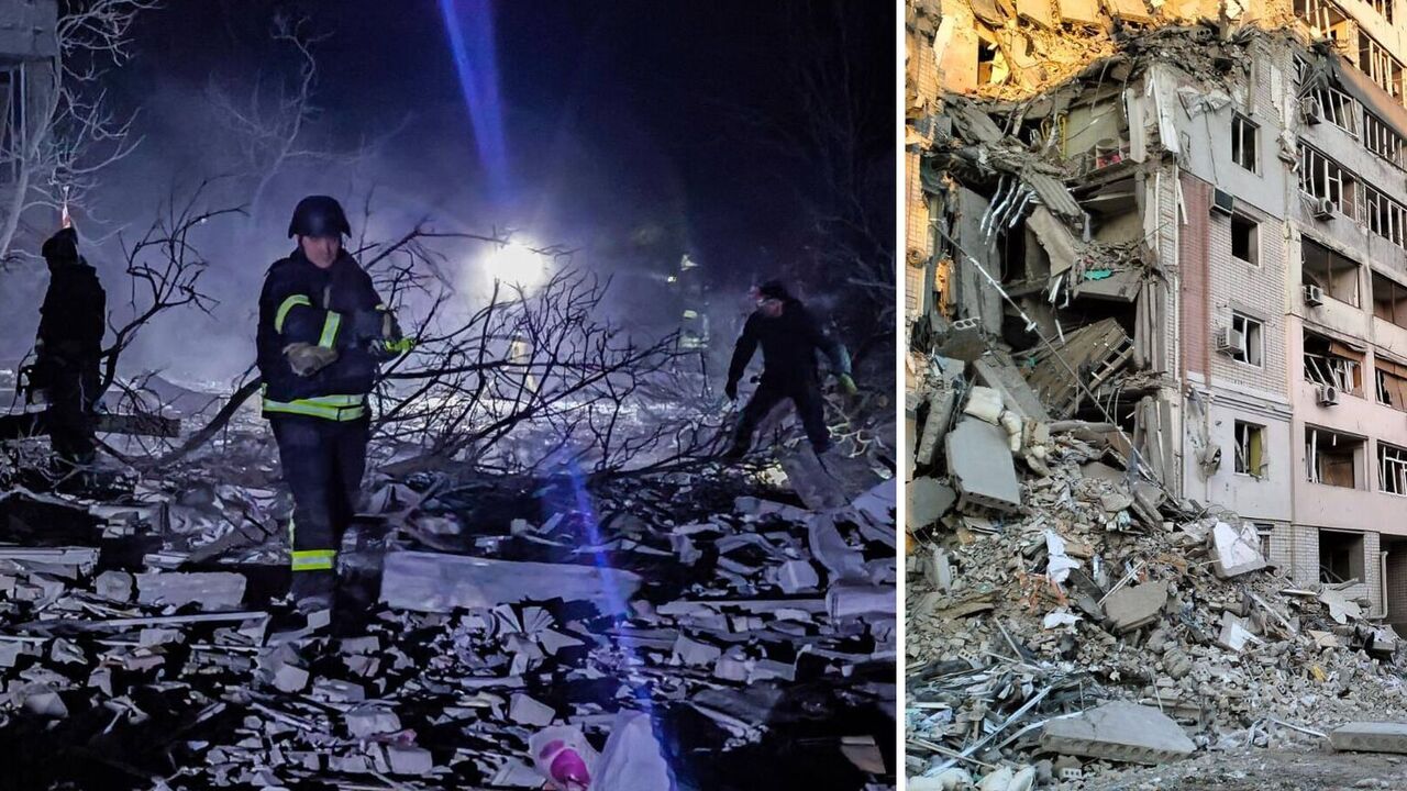 Russian aircraft attacked Kherson: a bomb hit a 9-story building, children are among the victims. Photos and video