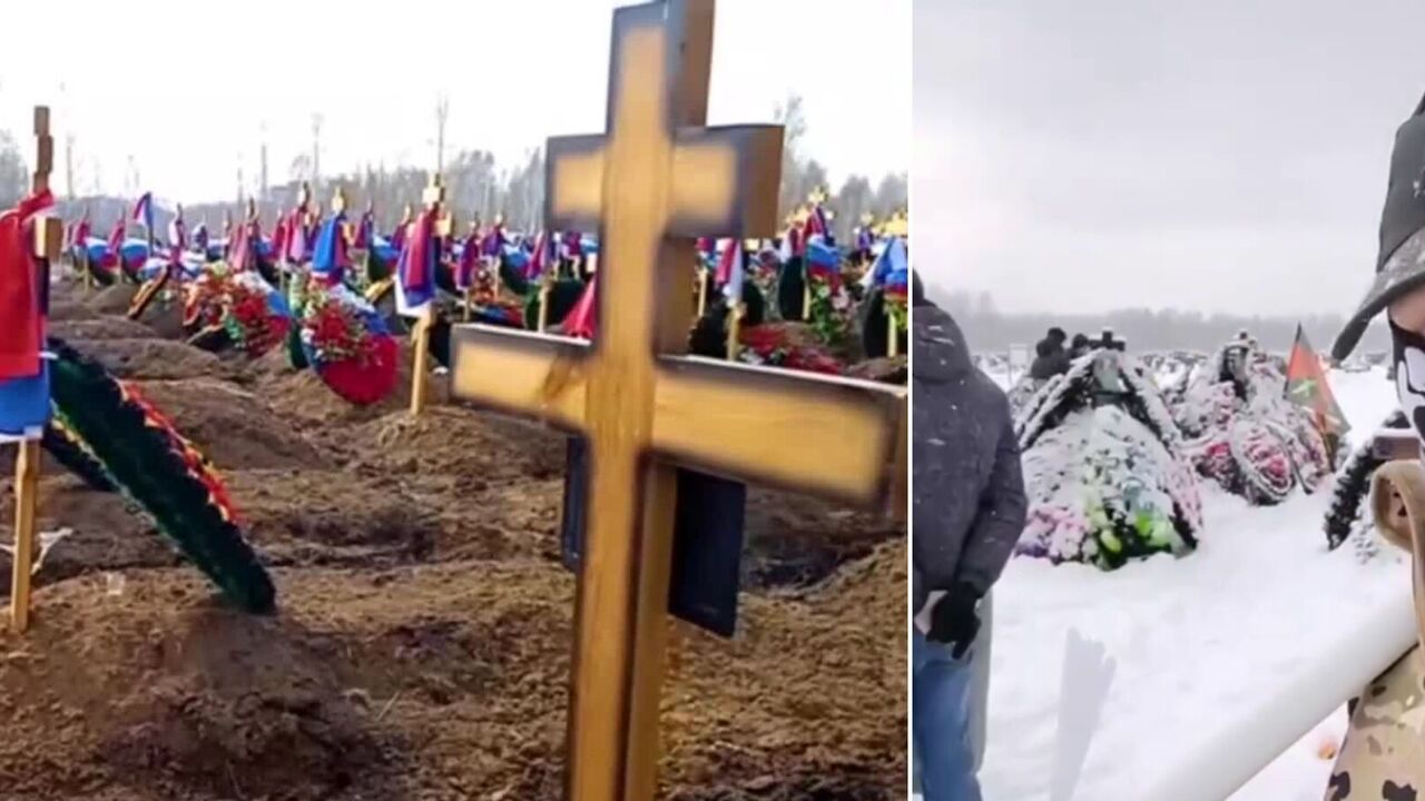 Russians outraged as local authorities massively remove flags from military graves to conceal the real number of losses. Video