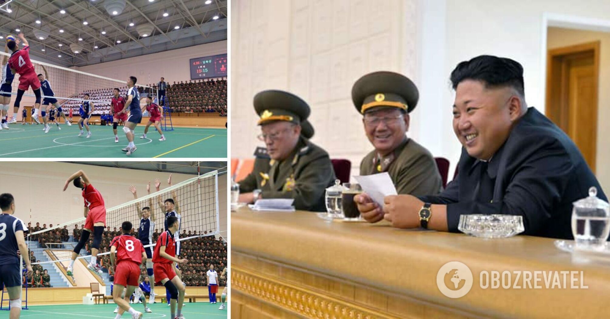 Wideo pokazujące, co się dzieje, gdy Kim Dzong Un przychodzi na mecz siatkówki w Korei Północnej, stało się wirusowe w Internecie
