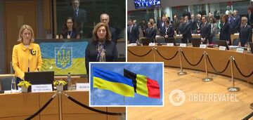 In Brussels, the meeting of the Foreign Affairs Council began with a minute of silence and the sound of an air raid alarm. Video