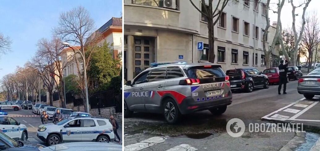An explosion occurred on the territory of the Russian consulate in Marseille, France: dozens of firefighters and police are working at the scene. Video