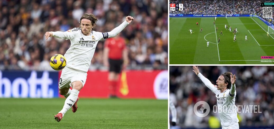 Legendarny Luka Modric strzelił niesamowitą bramkę 'armatą' z 25 metrów. Wideo