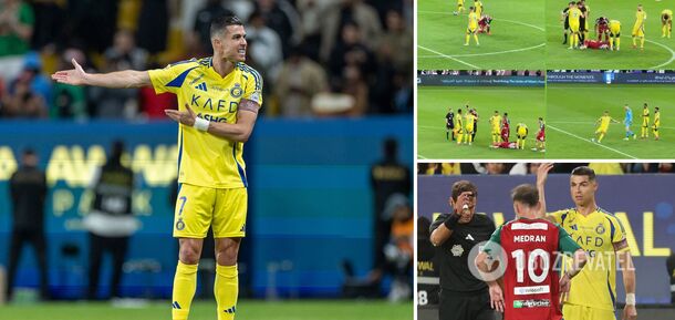 Cristiano Ronaldo attacked the Russian referee in front of Usyk's eyes. Video