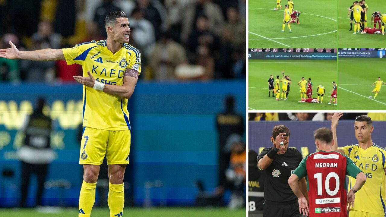 Cristiano Ronaldo attacked the Russian referee in front of Usyk's eyes. Video